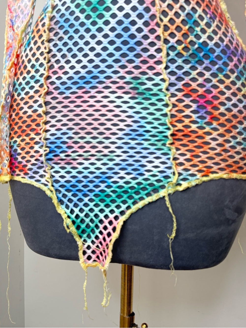 Colorful Fishnet Dress - Picture 13 of 16